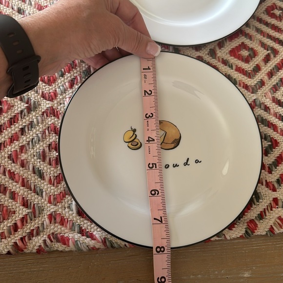 Pottery Barn Cocktail Plates “Cheese” - Picture 12 of 12